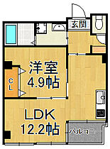 伊丹くれたけビル  ｜ 兵庫県伊丹市西台1丁目（賃貸マンション1LDK・6階・42.29㎡） その2