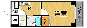 アクティ塚口  ｜ 兵庫県尼崎市塚口町1丁目（賃貸マンション1K・4階・22.32㎡） その2