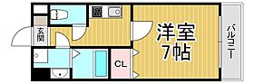 GROOVE川西多田  ｜ 兵庫県川西市多田桜木1丁目（賃貸マンション1K・4階・25.03㎡） その2