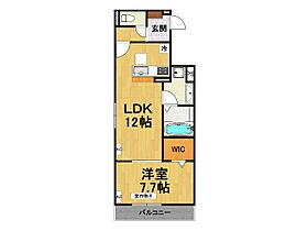 兵庫県西宮市中殿町（賃貸アパート1LDK・2階・47.93㎡） その2