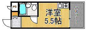 兵庫県西宮市上大市5丁目（賃貸マンション1R・2階・18.20㎡） その2