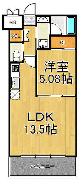 兵庫県西宮市今津水波町(賃貸マンション1LDK・7階・40.72㎡)の写真 その2