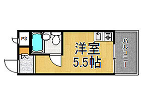 兵庫県西宮市上大市5丁目（賃貸マンション1R・2階・13.08㎡） その2