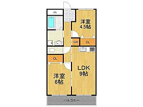 タカソウハイツ河原  ｜ 兵庫県西宮市河原町（賃貸マンション2LDK・2階・49.50㎡） その2