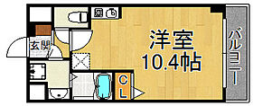 兵庫県尼崎市西本町8丁目（賃貸マンション1R・4階・27.65㎡） その2