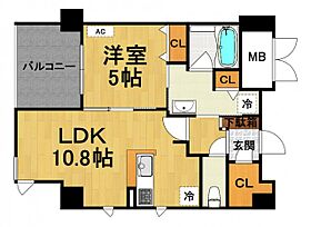 Amistad(アミスター)  ｜ 兵庫県尼崎市南武庫之荘3丁目（賃貸マンション1LDK・2階・40.90㎡） その2