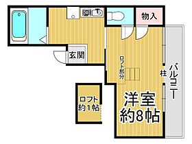 兵庫県西宮市今津水波町（賃貸マンション1K・6階・23.04㎡） その2