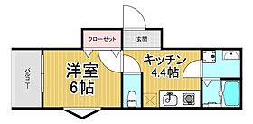 兵庫県宝塚市高司5丁目（賃貸アパート1K・3階・25.51㎡） その2