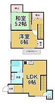 兵庫県宝塚市川面1丁目（賃貸テラスハウス2LDK・1階・58.59㎡） その2