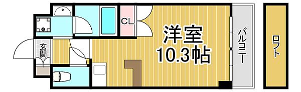 グランシャリオＥＡＳＴ ｜兵庫県尼崎市南塚口町3丁目(賃貸マンション1K・5階・26.90㎡)の写真 その2