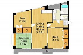 ラヴィアンヌ武庫  ｜ 兵庫県尼崎市武庫之荘2丁目（賃貸マンション3LDK・4階・62.15㎡） その2