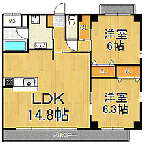 兵庫県西宮市弓場町（賃貸マンション2LDK・2階・62.32㎡） その1