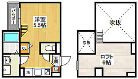 ほっとスマイル  ｜ 兵庫県尼崎市七松町2丁目（賃貸アパート1R・2階・21.21㎡） その2