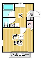 廣瀬ハイツ  ｜ 兵庫県尼崎市東園田町3丁目（賃貸アパート1K・2階・26.08㎡） その1