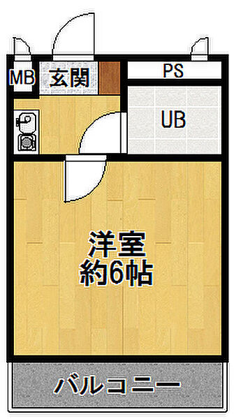 エクセレンス武庫之荘 ｜兵庫県尼崎市武庫之荘1丁目(賃貸マンション1K・4階・18.67㎡)の写真 その2