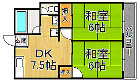 巽マンション  ｜ 兵庫県尼崎市武庫之荘7丁目（賃貸マンション2DK・3階・43.32㎡） その2