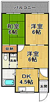 パレ武庫之荘  ｜ 兵庫県尼崎市南武庫之荘8丁目（賃貸マンション3LDK・2階・42.00㎡） その2