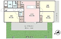 間取図画像 3LDK