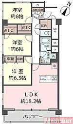 成宗マンション 3LDKの間取図画像