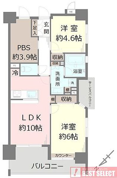 間取りを拡大表示