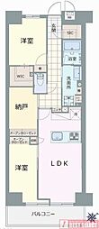 アンサンブル新中野 2SLDKの間取図画像