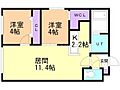 city residence北30条1階8.3万円
