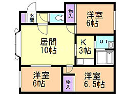 間取図画像 3LDK