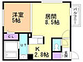 エルグランコート北36条4階6.3万円