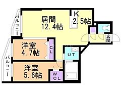 物件の間取り