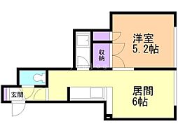 間取図画像 1LDK