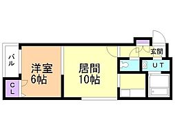 間取図画像 1LDK