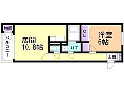 間取図画像 1LDK
