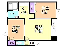 ラポールオオタカ 2階/203