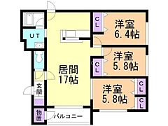 物件の間取り