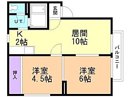 アーバンハイツ 2階