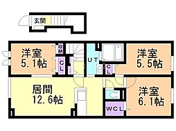 間取図画像 3LDK