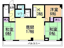 間取図画像 3LDK
