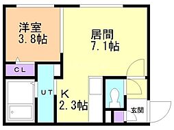 間取図画像 1LDK