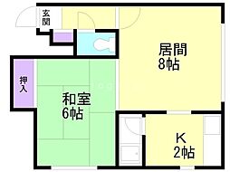 間取図画像 1LDK