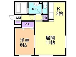 間取図画像 1LDK