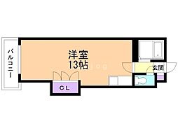 グランドハイツ当別 ワンルームの間取図画像