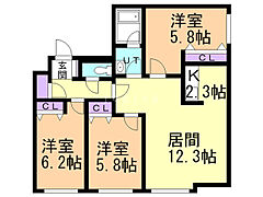 物件の間取り