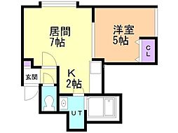 RITZone 1LDKの間取図画像