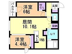 物件の間取り