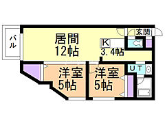 物件の間取り