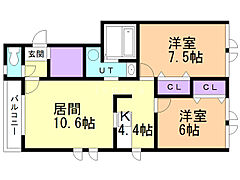 物件の間取り