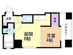 クラッセ麻生ステーション 1LDKの間取図画像