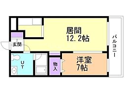 プルミエ29 1LDKの間取図画像
