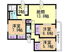 物件の間取り