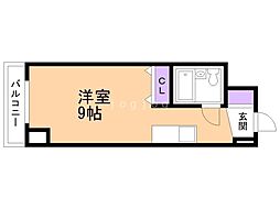 メゾン・ド・シュヴァル ワンルームの間取図画像